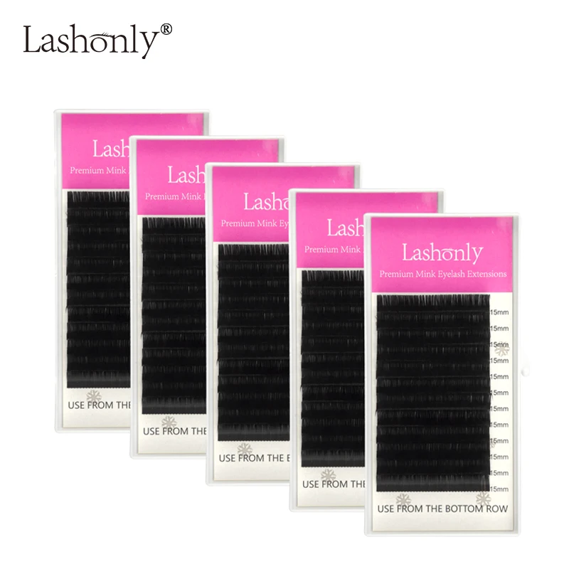 5 лотков оптовая продажа российские искусственные 3D норковые накладные ресницы