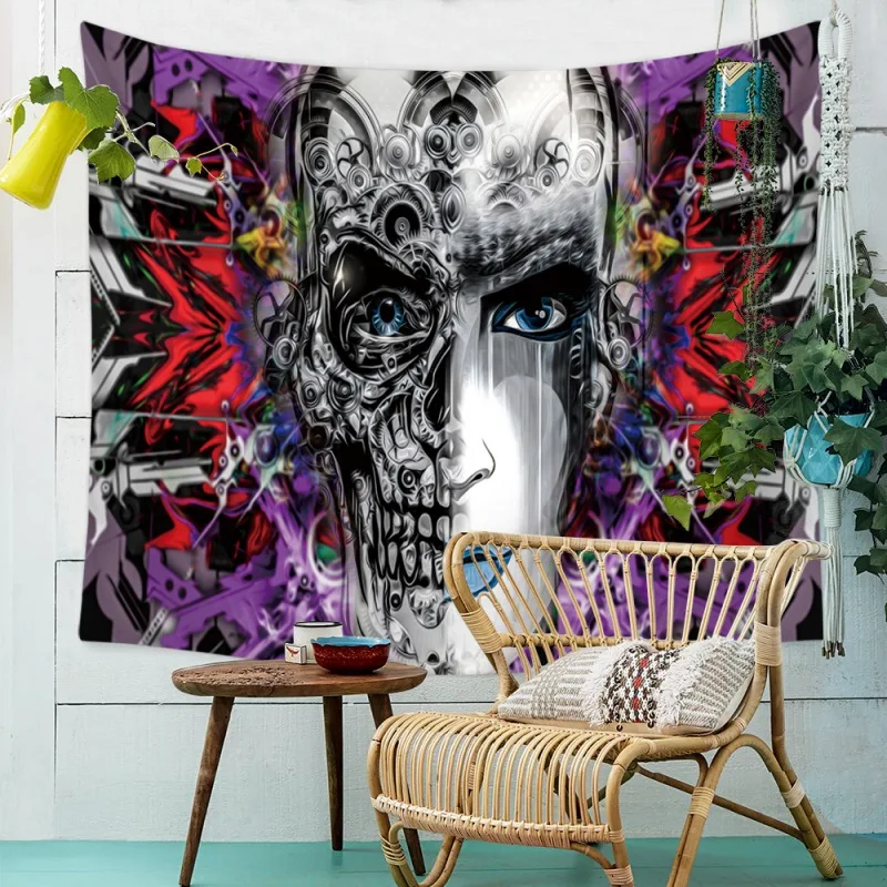 Настенный гобелен с абстрактной живописью художественная живопись полиэстер