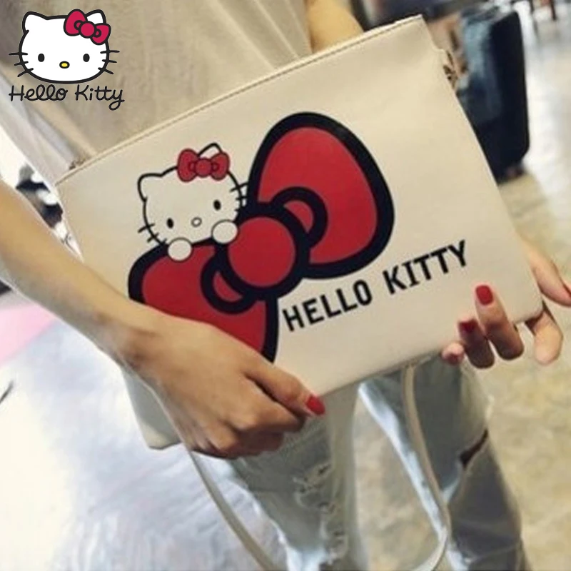 Сумка-мессенджер Hello Kitty Женская мини кожаная сумка с мультяшным конвертом