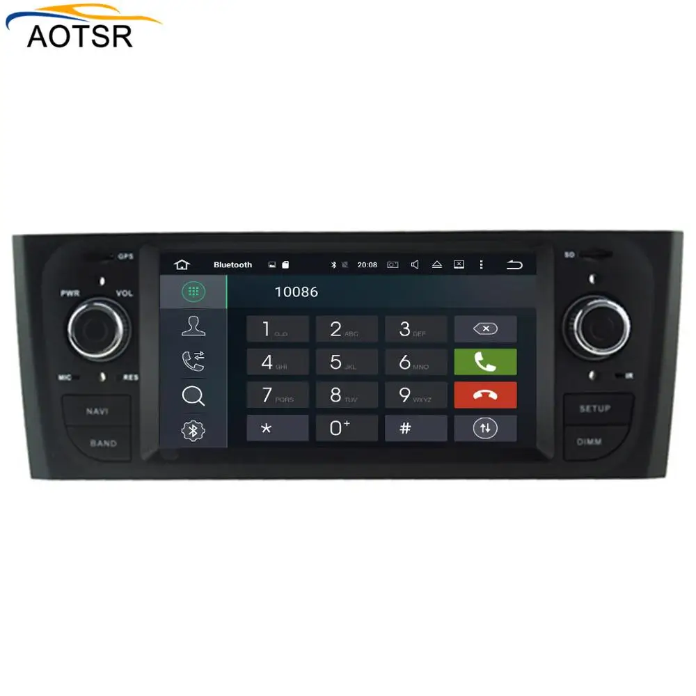 Ips Android 9 0 Автомобильный мультимедийный dvd плеер головное устройство для FIAT old Punto