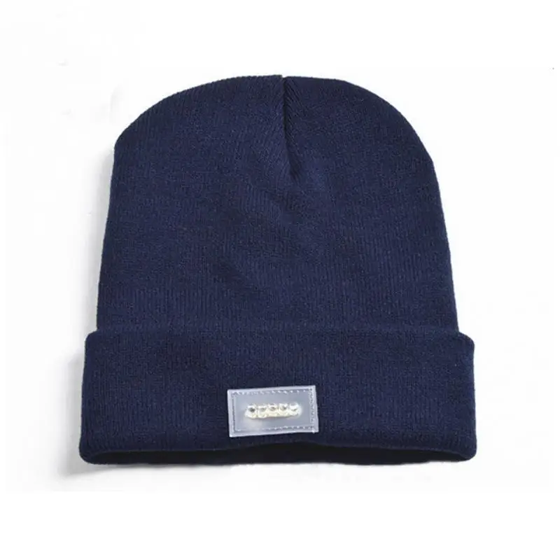 5 светодиодный светильник шапка бини Gorro Рыбалка Охота Кемпинг беговые шапки вязание шерстяная шляпа для рыбалки