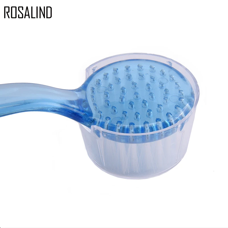 Щетка для ногтей ROSALIND 2 цвета дизайна щетка очистки пыли педикюра круглая головка