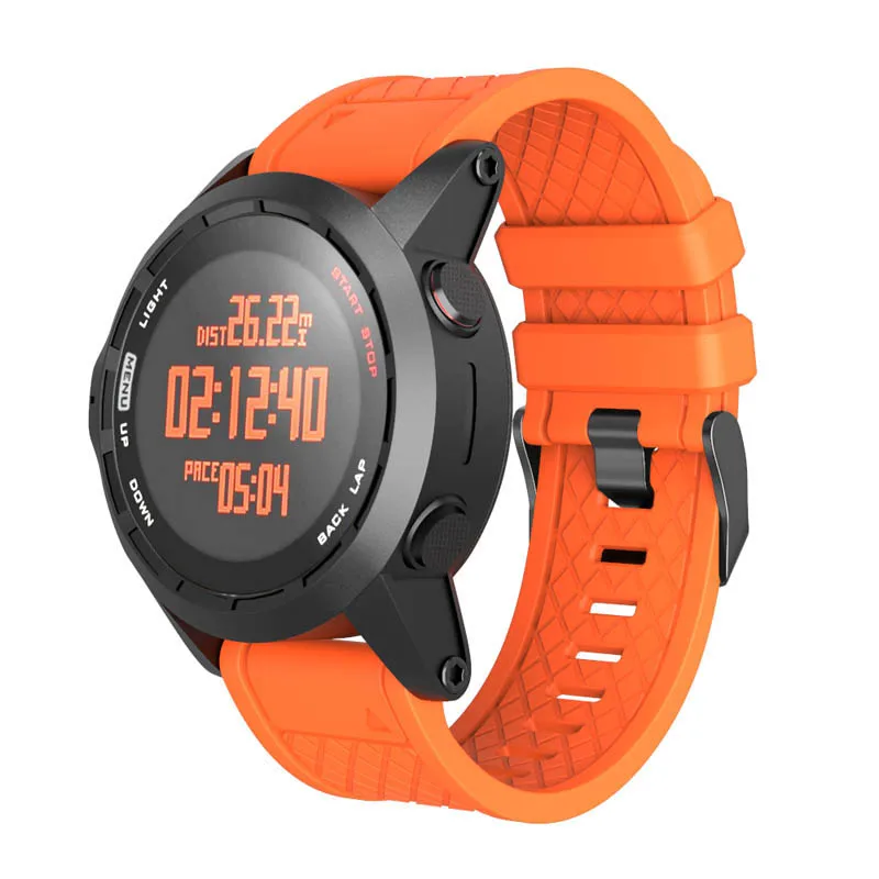 Силиконовый спортивный ремешок для наручных часов Сменный ремень Garmin Fenix/Fenix 2 @ JH |