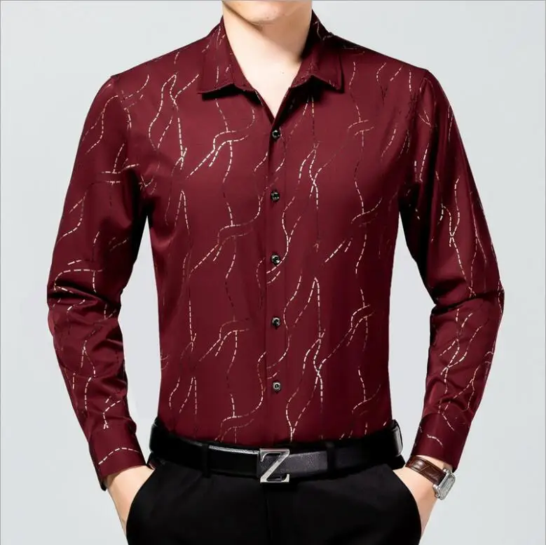 2017 распродажа полный Рубашки домашние муж. Broadcloth новый бренд Для мужчин