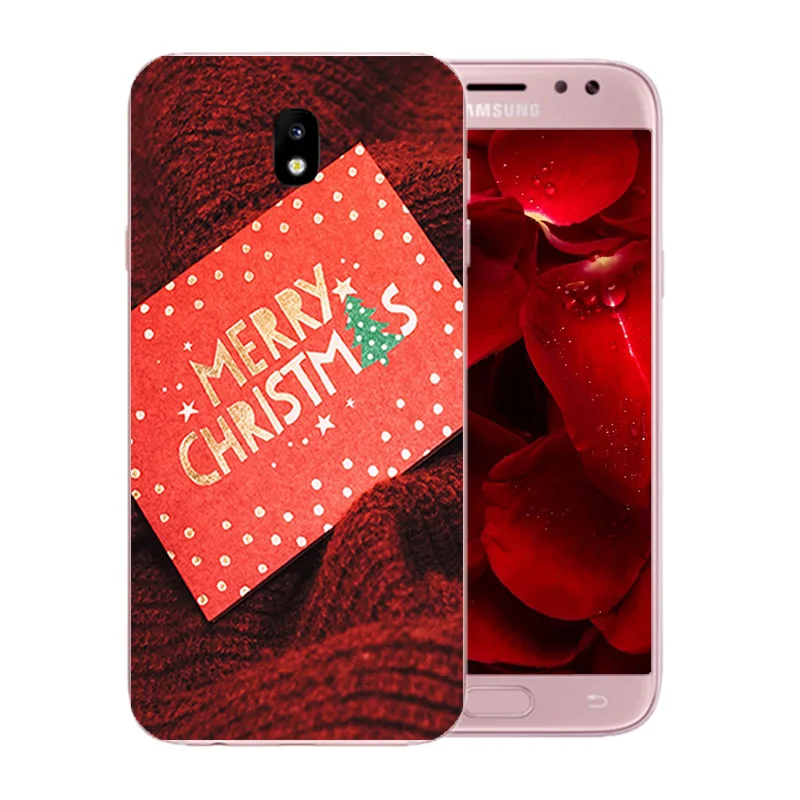 Чехол для Samsung Galaxy J5 2017 силиконовый чехол с рисунком Merry X'MAS Pro J530F чехлы