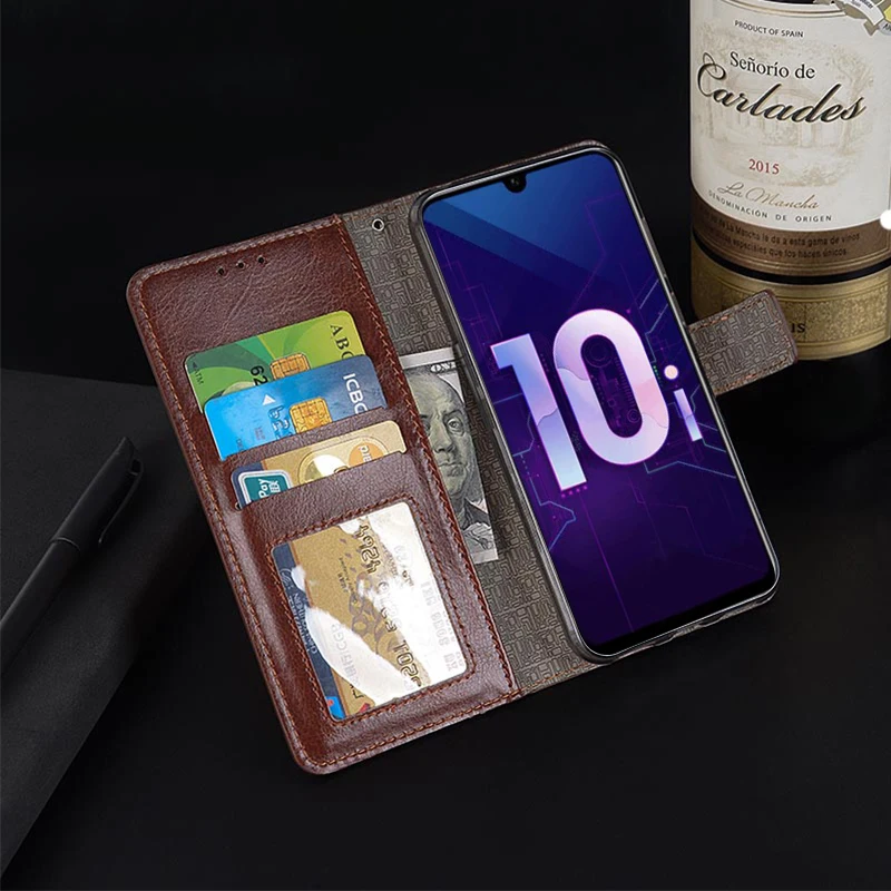 Чехол для Huawei Honor 10i с откидной крышкой и бумажником Роскошный чехол фоторамкой в