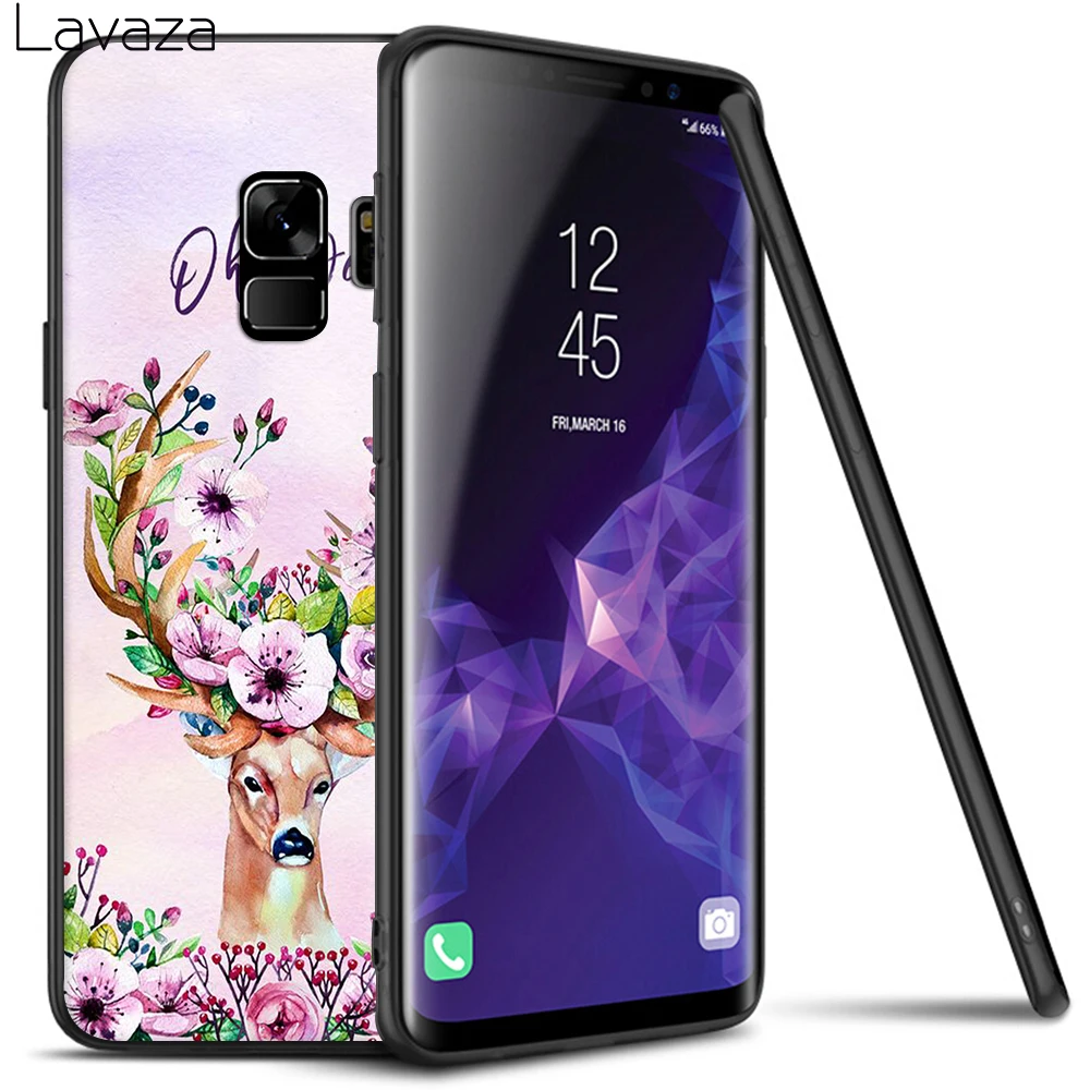 Lavaza Animal Deer Soft Case for Galaxy A3 A5 2016 2017 A6 plus A7 A8 A9 J6 2018 A10 30 40 50 70 |
