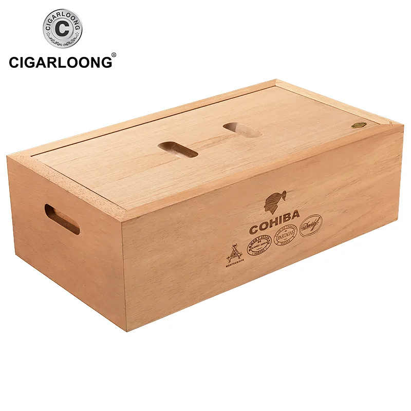 CIGARLOON коробка для сигар увлажняющая кедровая древесина большая емкость