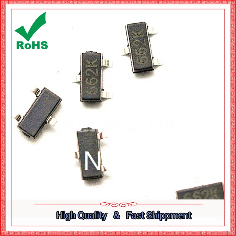 100 шт. XC6206P332MR SOT XC6206P332 SOT23 XC6206 SMD (662 K) 3 В/0.5A положительное фиксированное напряжение