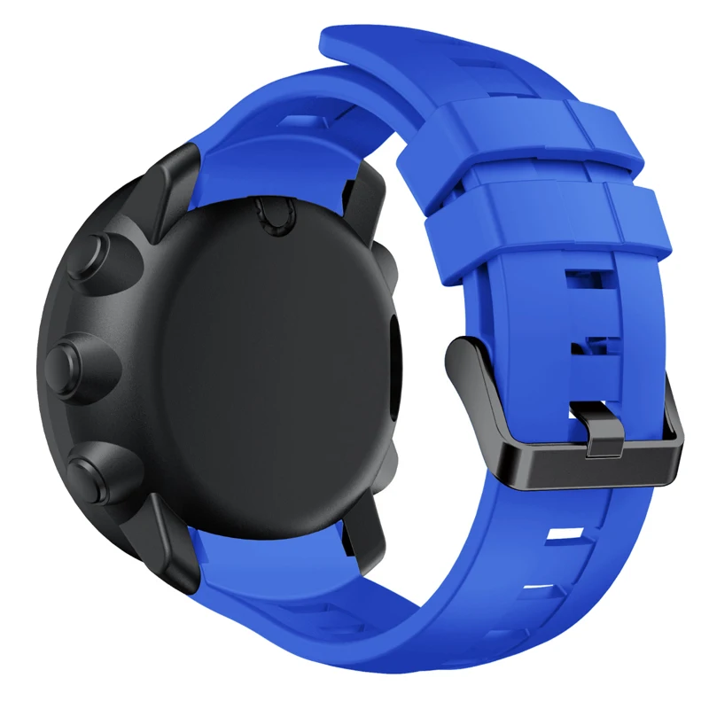 Ремешок для Suunto Ambit 3 вертикальный, 24 мм мягкий силиконовый сменный Браслет для Suunto Traverse Alpha Spartan