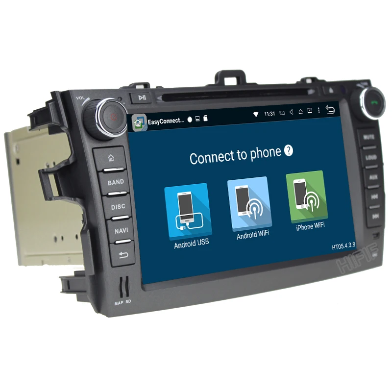 IPS 4 + 32G Android 8 0 Рулевое колесо для Toyota Corolla 2008 Octa Core автомобильный DVD-плеер