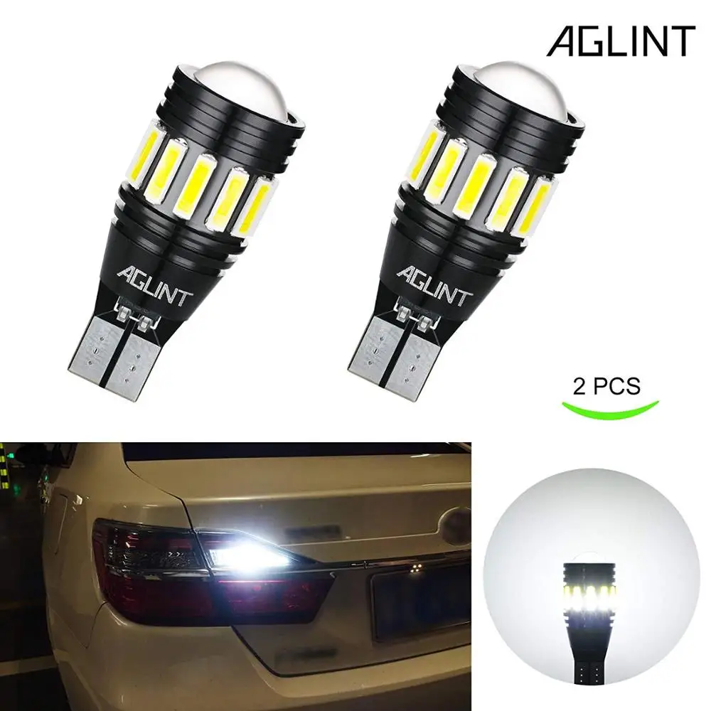 AGLINT 2 шт. W16W T15 светодиодный светильник Canbus OBC без ошибок T16 запасной 7020 SMD 921 912