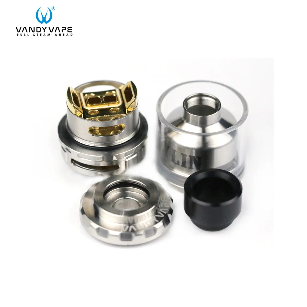 Оригинальный vandy Vape kylin RTA Танк Атомайзеры для электронных сигарет 6 мл и 2 с одной