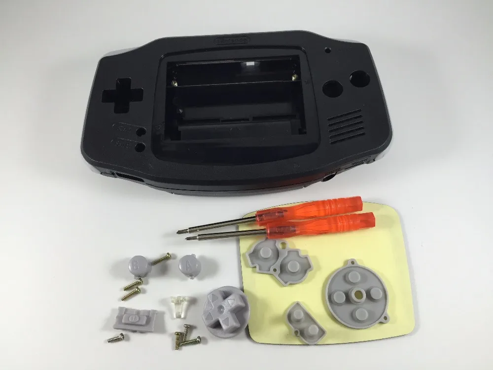 Полный комплект Классический корпус Оболочка Чехол запасные части для Nintendo GBA корпус чехол для Gameboy Advance W/отвертка кнопки
