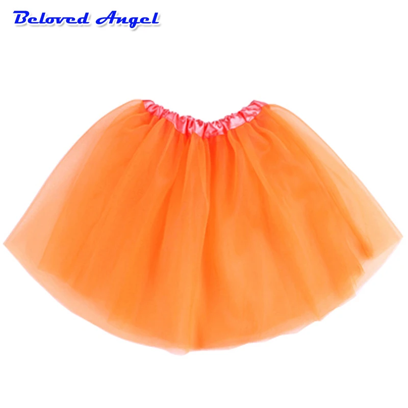 Милые детские красочная юбка-пачка из шифона для девочек С вуалью и балетной
