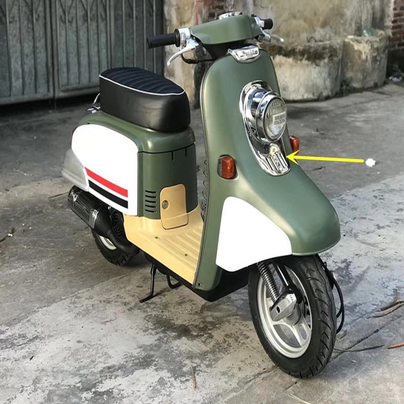 Аксессуары для мотоциклов для Honda AF52 Julio Мотоцикл Скутер Хромированная фара декоративная крышка фары крышка