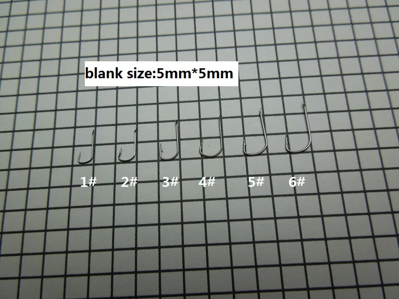 6 упаковок/набор маленький рыболовный крючок серебристые Крючки из углеродистой