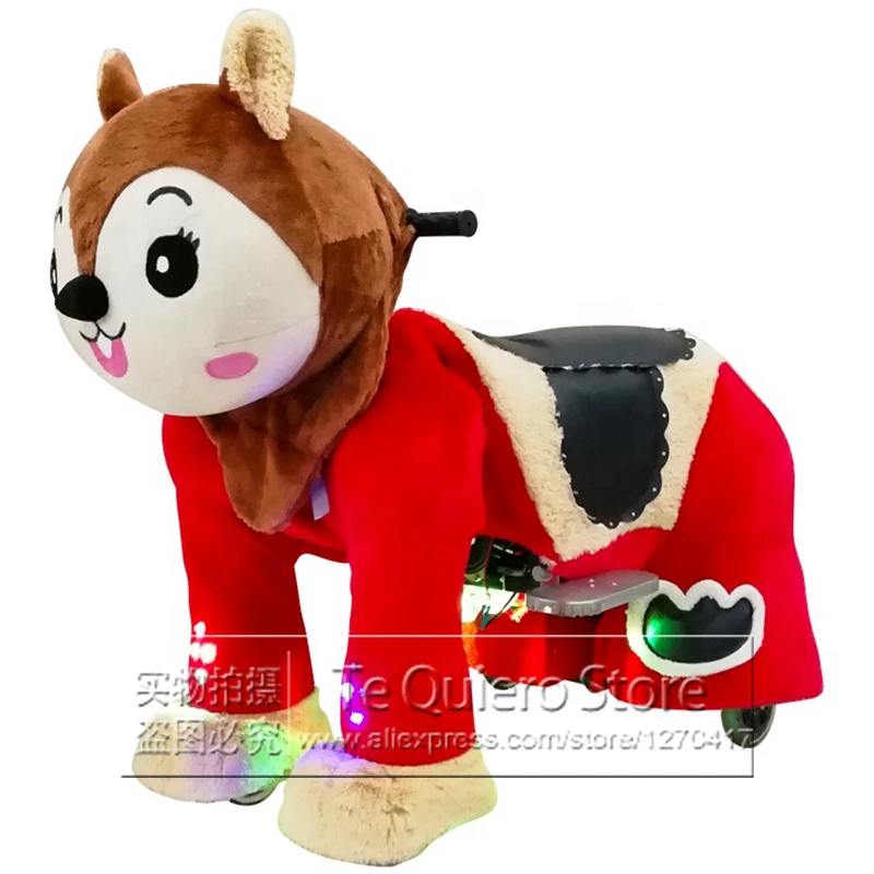 2019 новейшая мода Электрический пони езды батарея животные на колесиках в