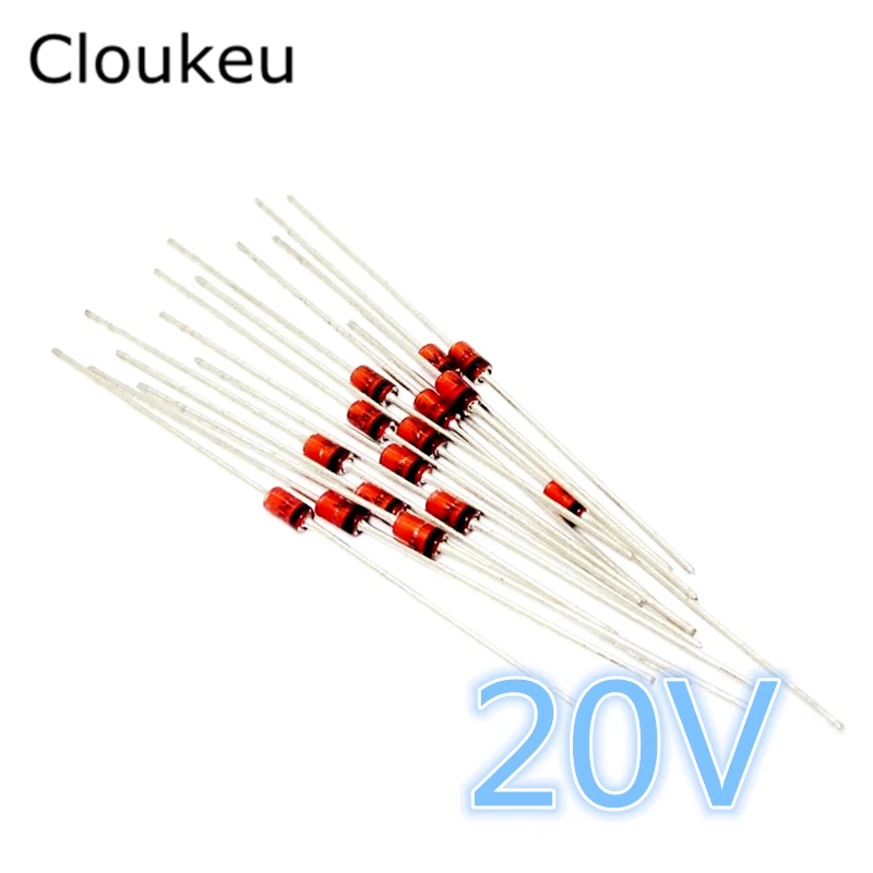 50 шт. 1N4747A 20В 1 Вт DO-41