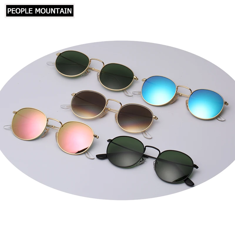 Высококачественные круглые металлические солнцезащитные очки высшего класса es