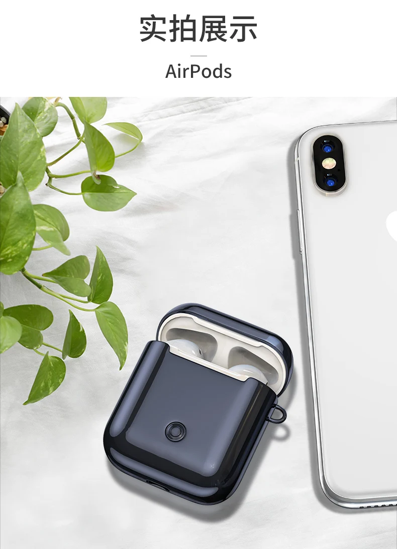 Чехол для наушников Airpods 2 чехол Роскошный авокадо мраморный чехол для наушников Защитный чехол для Apple Air Pods чехол аксессуары коробка