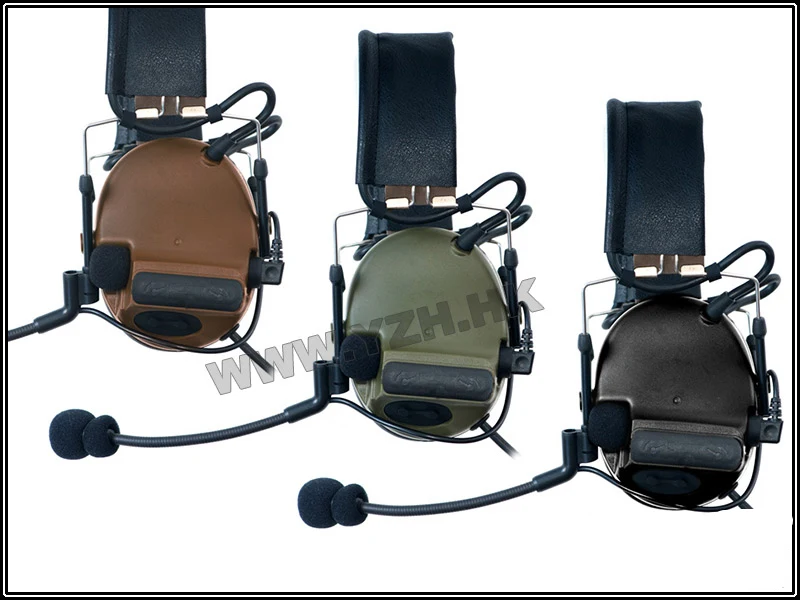 Тактическая гарнитура ComTac III Dual Com для шумоподавления наушники TCA TRI HARRIS рация с