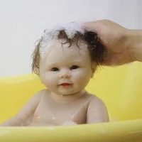 22inch reborn babies boy full silicone vinyl realistic newborn baby doll real vinyl dolls can bathe in water juguetes brinquedos