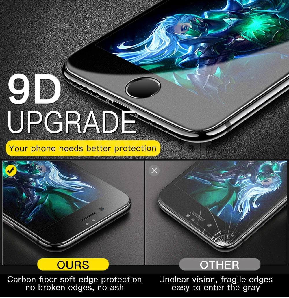 Матовый 9D премиум класса закаленное стекло для Samsung Galaxy A6 A8 A9 плюс A7 A750 Примечание