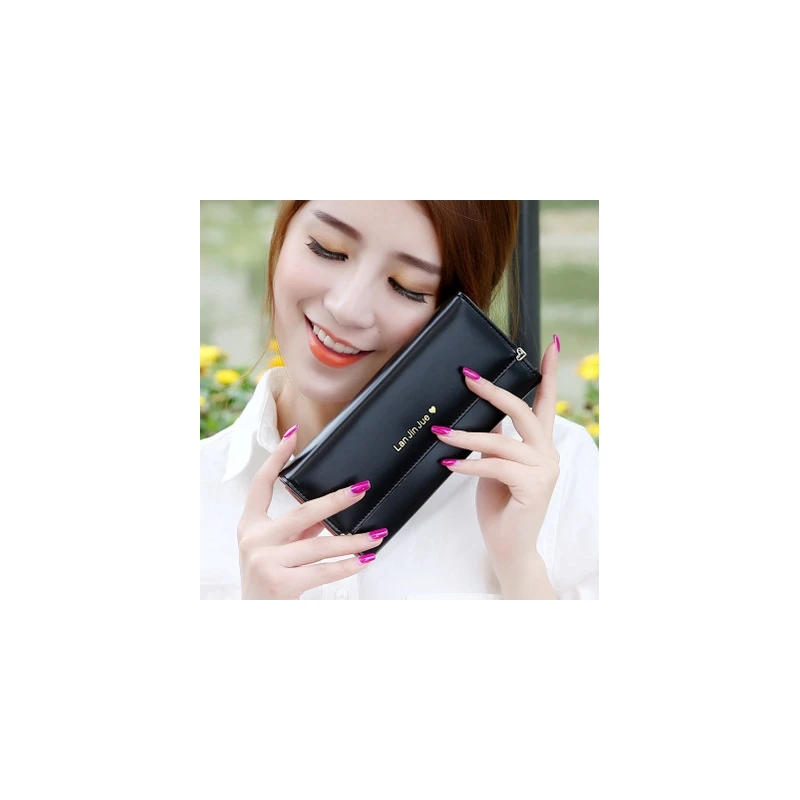 Кошелек корейская мода Студенческая сумка клатч любовь 3 папка большая емкость