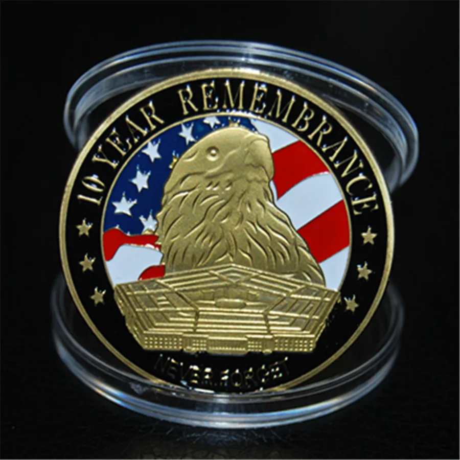 Бесплатная доставка 5 шт./лот 911-всегда помните что единая монета We Stand Challenge Coin |
