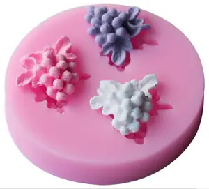 Горячая Распродажа инструменты для украшения торта DIY 3 связка винограда помадка форма для торта шоколадное украшение десерт печенье инструмент для выпечки