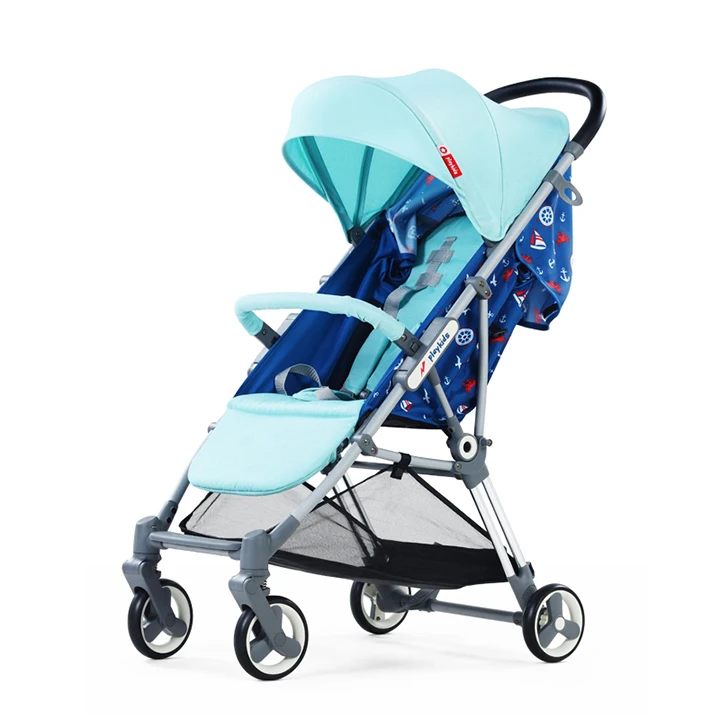 0842Portable Stroller High Landscape Light Can Sit Reclining Folding Shock Four Wheel Baby Stroller