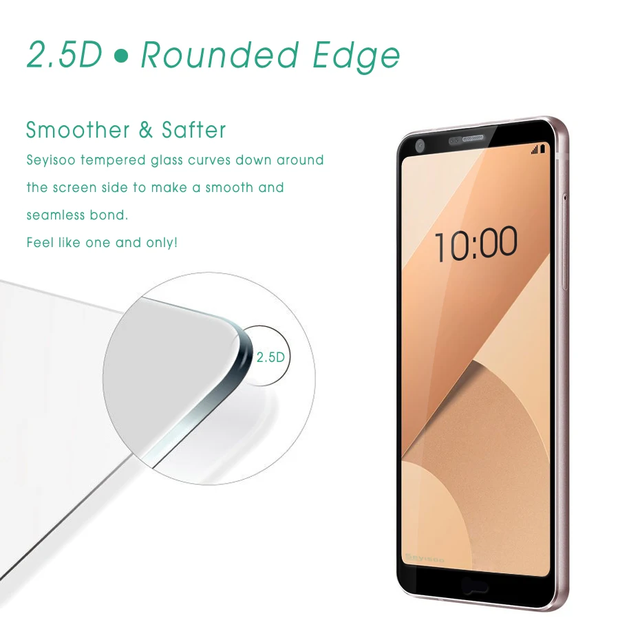 100% оригинальное полноэкранное защитное закаленное стекло премиум класса для LG G6