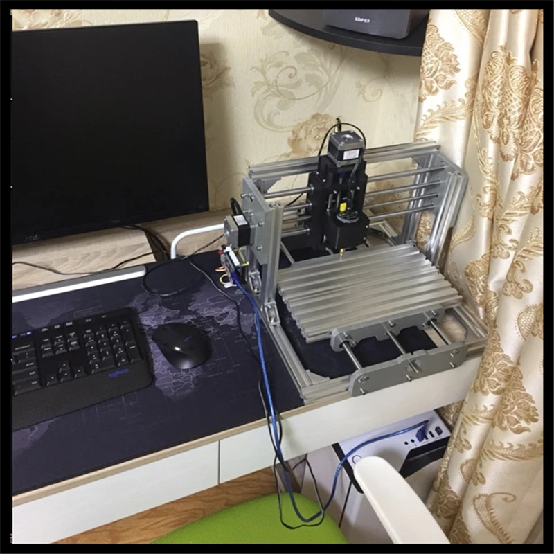 Лазерный гравировальный станок с ЧПУ 2417 + 500 МВт GRBL управление Diy Высокая мощность