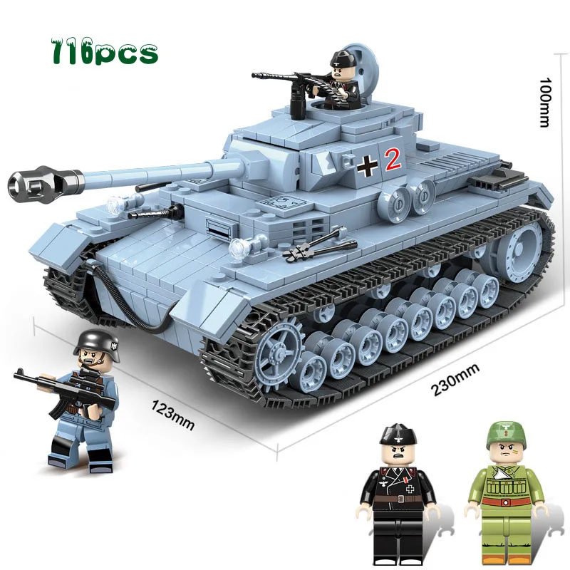 Военная серия World War II WW.2 war скорая помощь танк бронированная машина модель