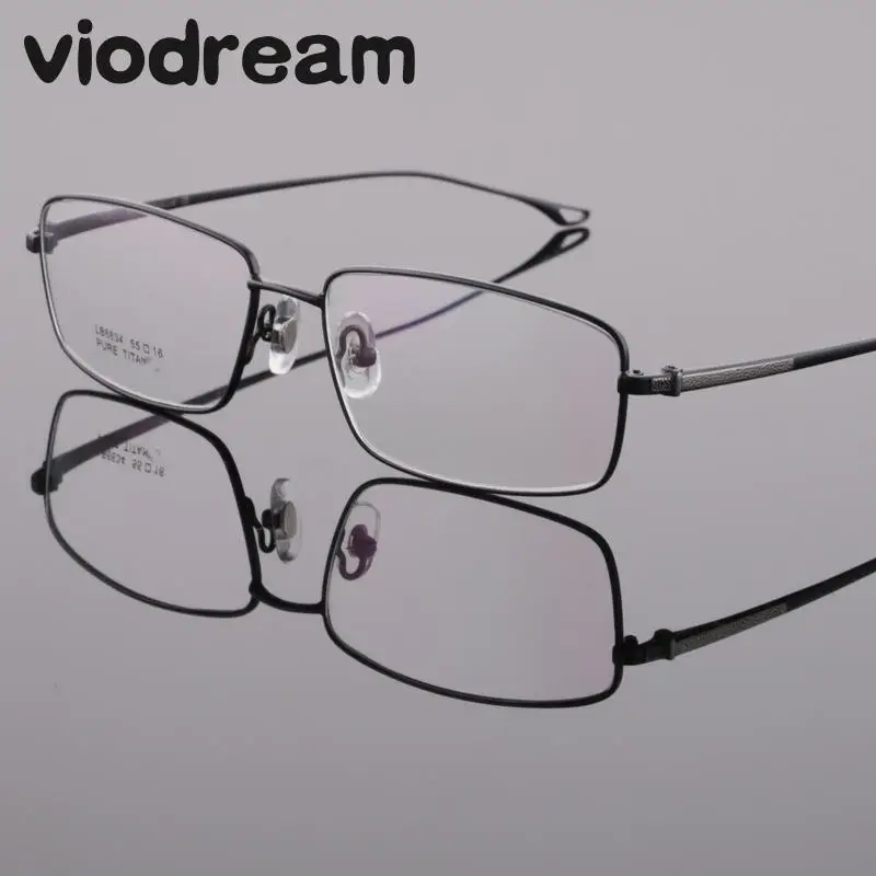 Viodream чистая титановая полная оправа для очков мужские ульсветильник деловые