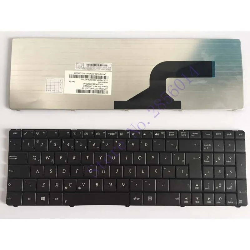 Бразильская клавиатура для ASUS K53 X55A X52F X52D X52DR X52DY X52J X52JB X52JR X55 X55C X55U K73B NJ2 K54C K54L