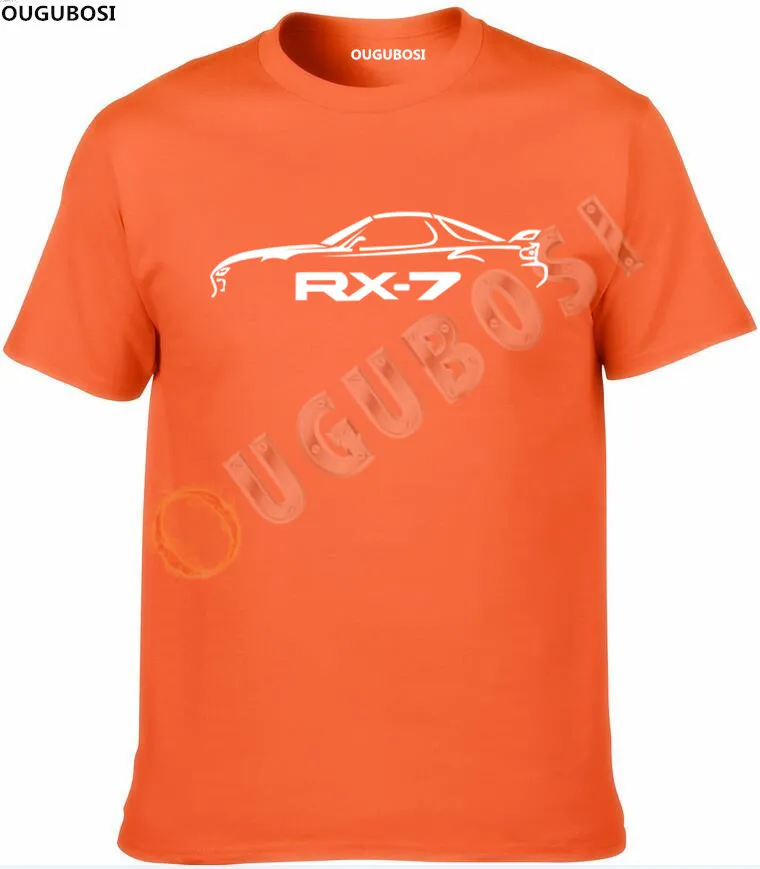Бесплатная доставка MAZDA RX7 Вдохновленный автомобиль футболка # RX7|Мужские