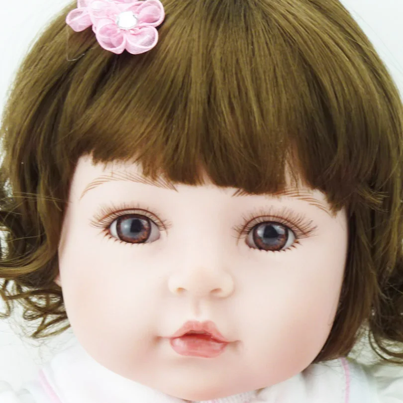 Кукла реборн силиконовая Реалистичная для девочек милая хлопковая игрушка