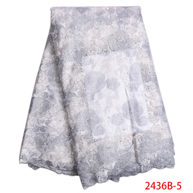 High Quality Embroidered African Tulle Lace Fabric Different Design Nigerian Cheap Beads With Stones Material AMY2436-1 | Дом и сад