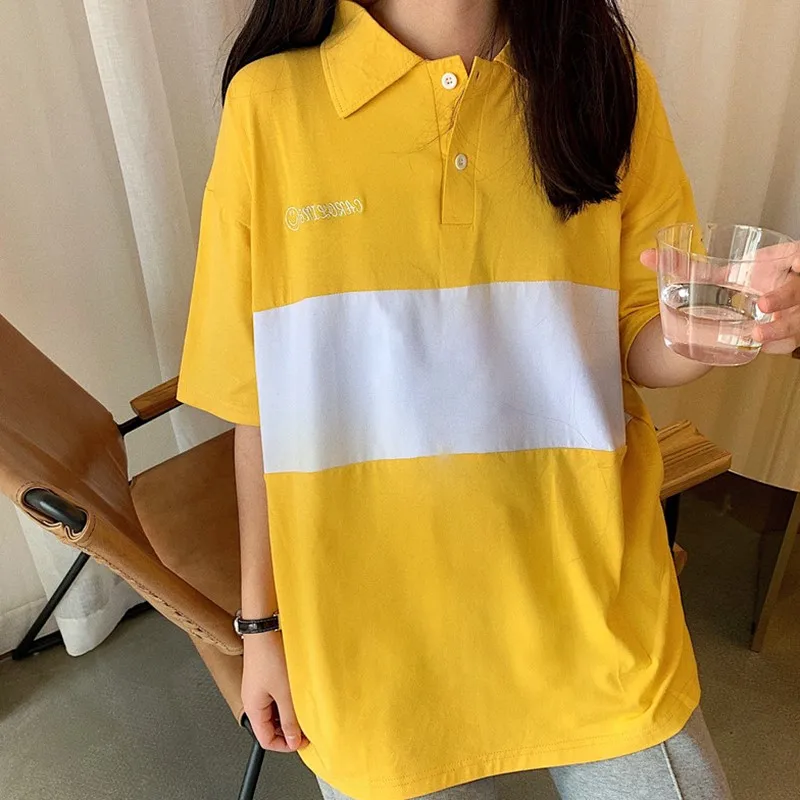 Женские футболки топы японские Kawaii для девушек Ulzzang повседневные с буквенным