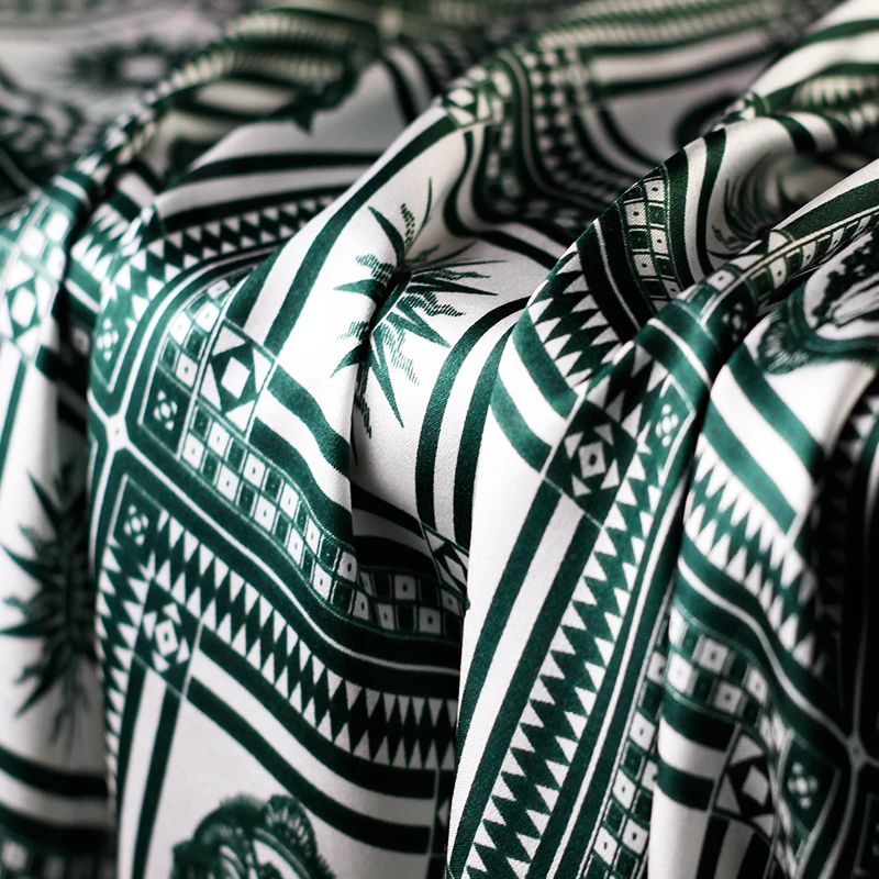 100% натуральный шелк тутового шелкопряда атласная ткань по метру летнее цифровое