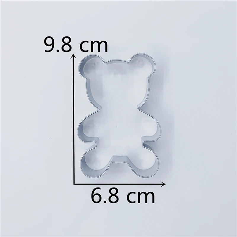 Нож для печенья KENIAO Bear детского душа 6 8x9 8 см нож печенья/помадки/кондитерских