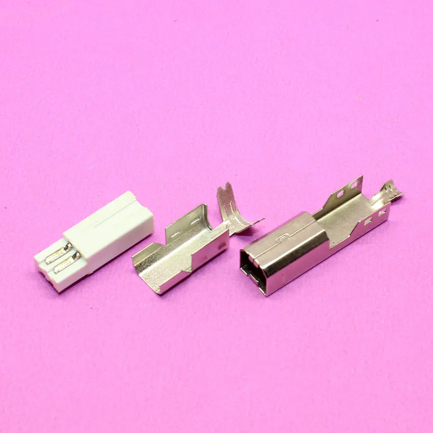 YuXi 1 шт. Новый Штекерный разъем USB типа B для принтера сканера и т. д. без кабеля |