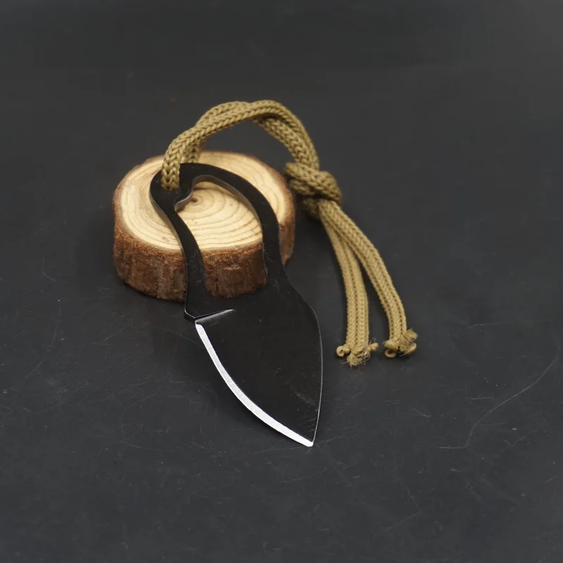 Небольшой прямой нож с фиксированным лезвием тактический для выживания на