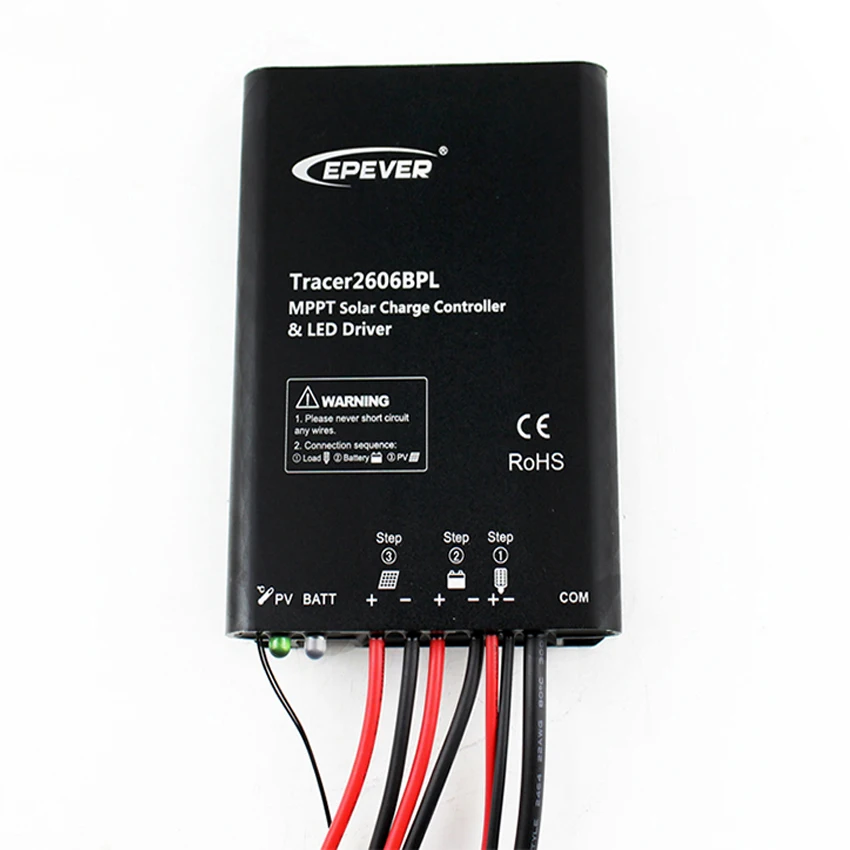 EPSOLAR Tracer2606BPL 10A 12V 24V MPPT Solar charge controller with Timer IP67 LED Driver programmed app EPEVER | Обустройство дома