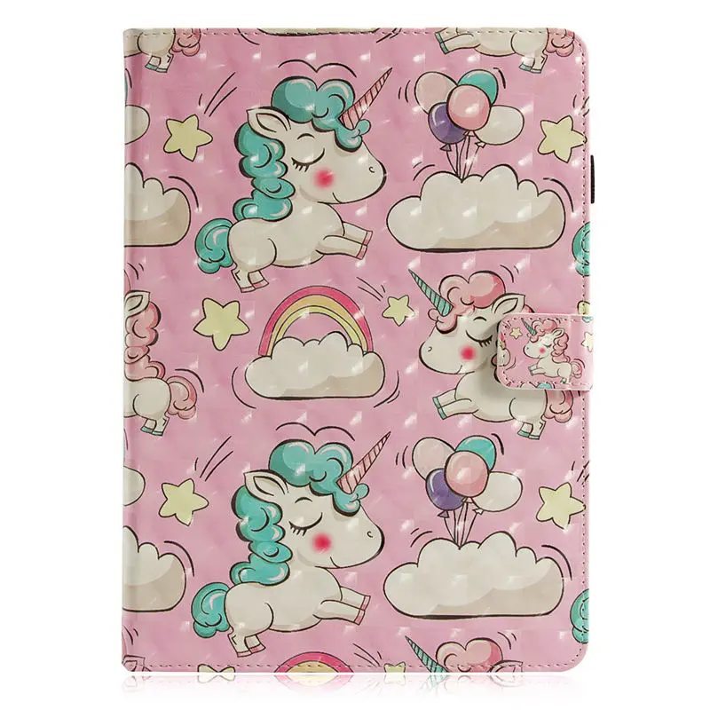 A059 Чехол для Apple iPad 9," 6-го поколения A1893 A1954 чехол для iPad Air 1 2 Funda 3D окрашенный чехол-подставка+ стилус+ пленка - Цвет: A059