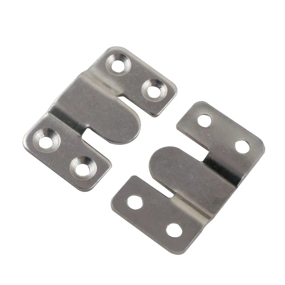 4 комплекта 53x30 мм холоднокатаная сталь 2 мм толщина зеркальная картина вешалка 3 типа Соединительный кронштейн