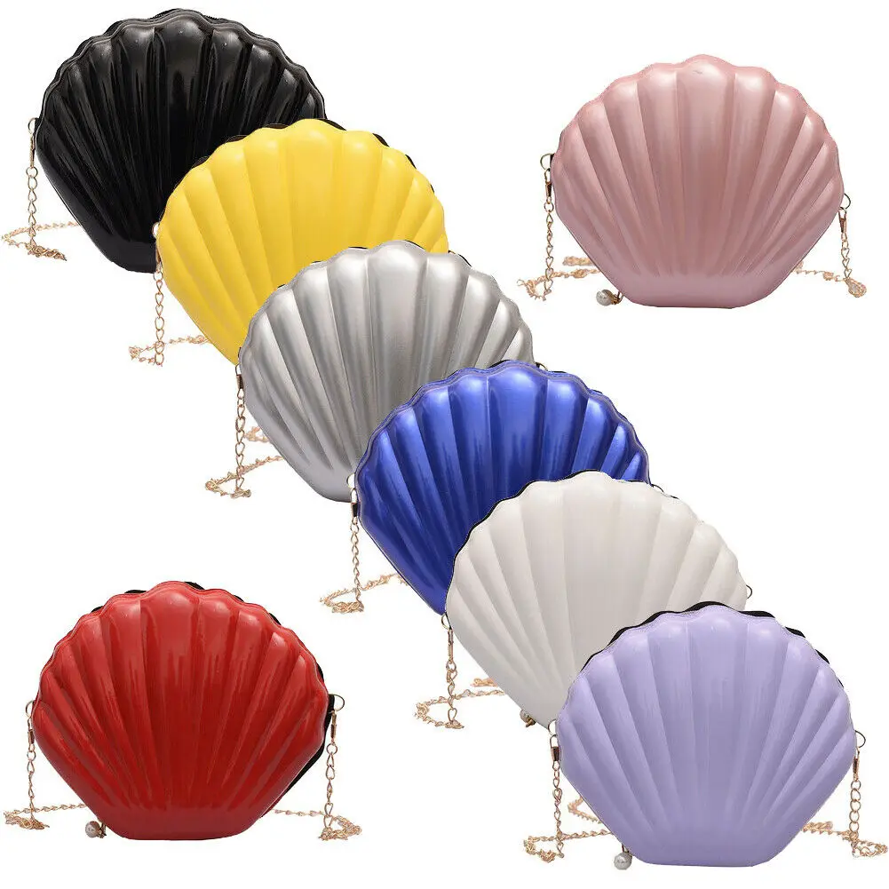 Женская маленькая сумочка из искусственной кожи с цепочками дизайнерская