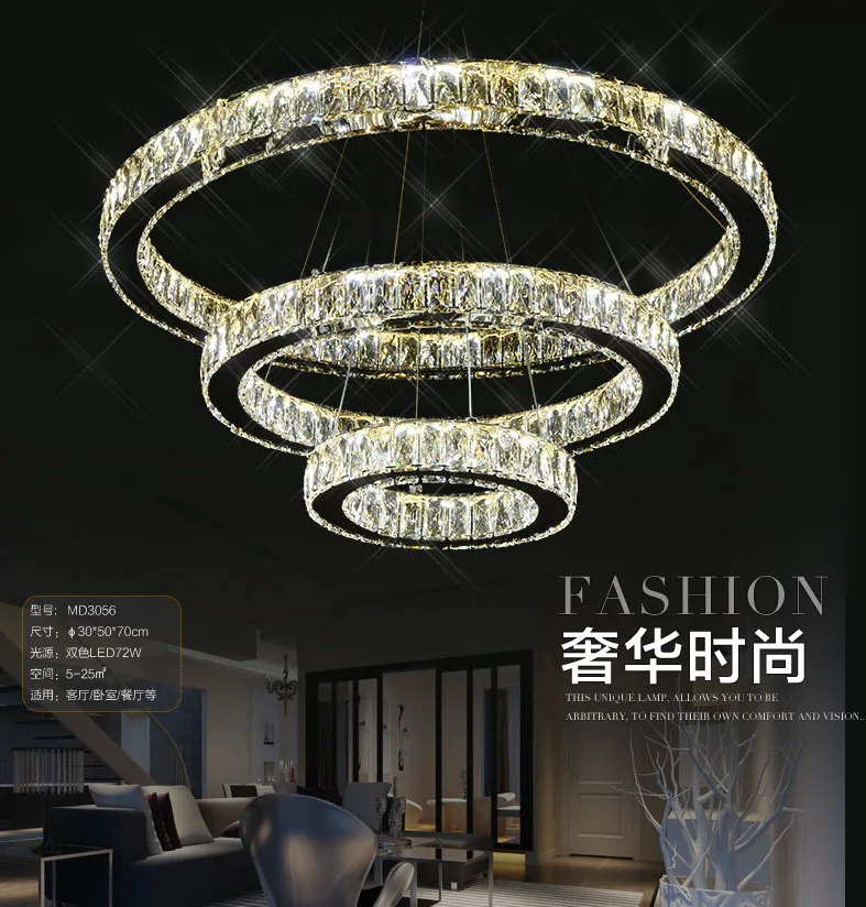 Хрустальная люстра для столовой с проволочной резкой лампа гостиной спальни